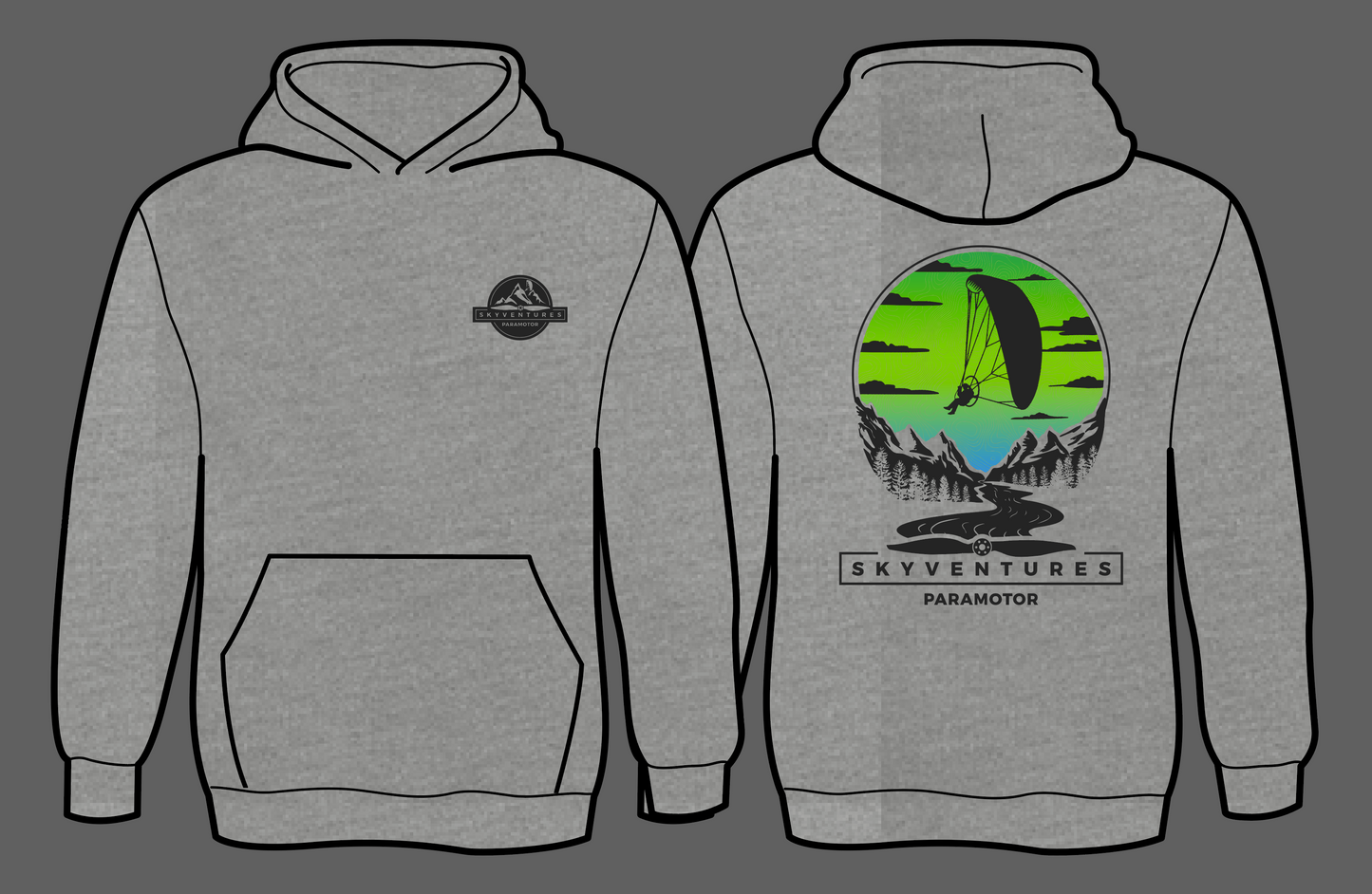 Fly the Wild Paramotor Adventure Hoodie