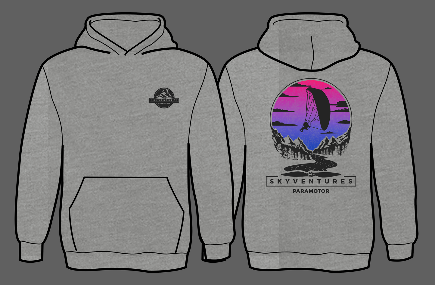 Fly the Wild Paramotor Adventure Hoodie