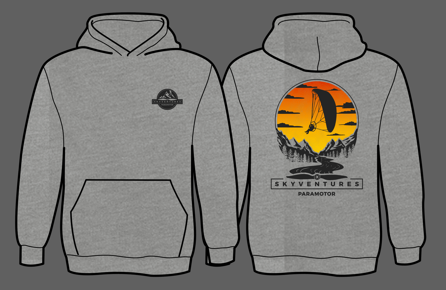 Fly the Wild Paramotor Adventure Hoodie