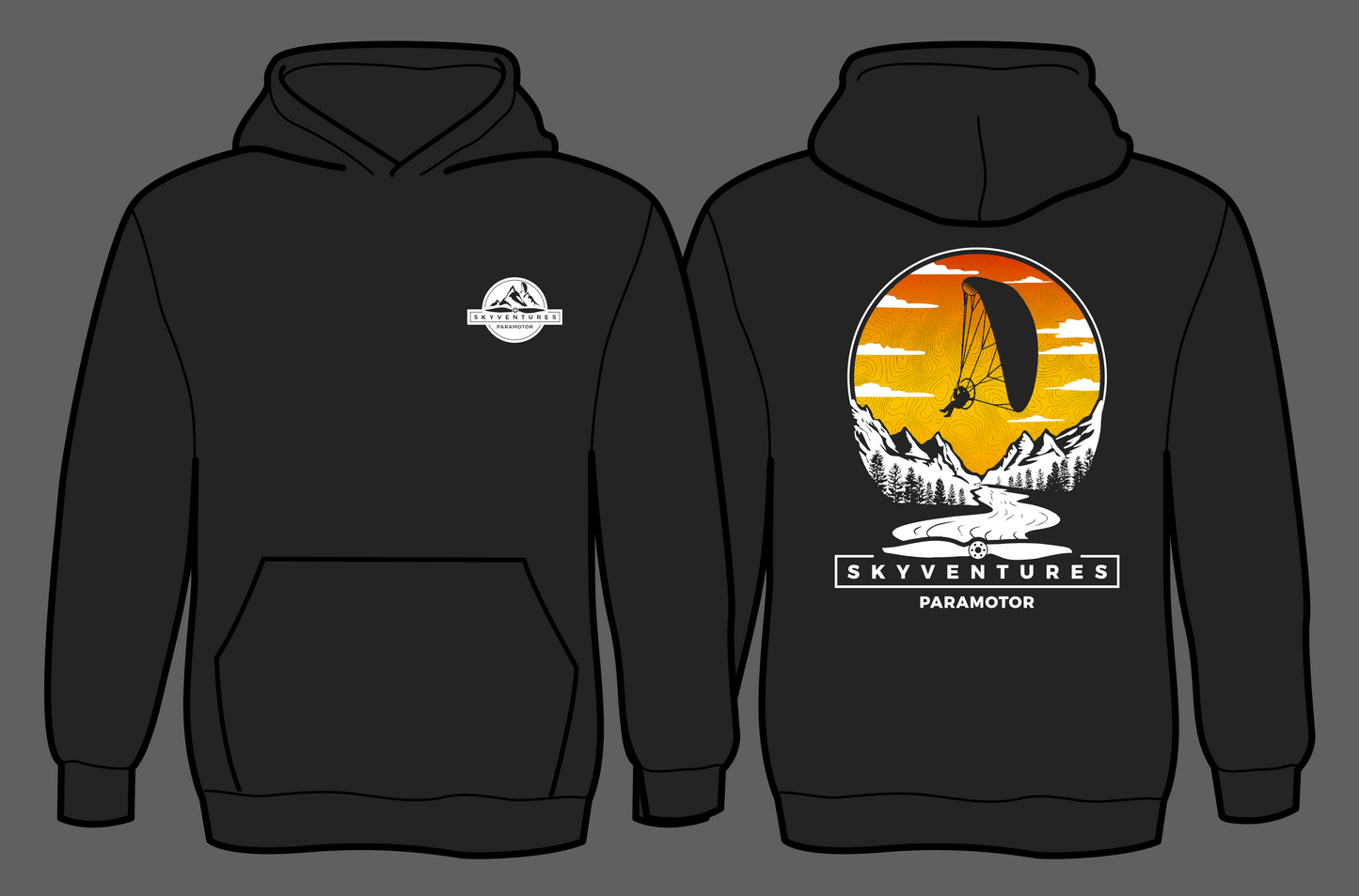 Fly the Wild Paramotor Adventure Hoodie